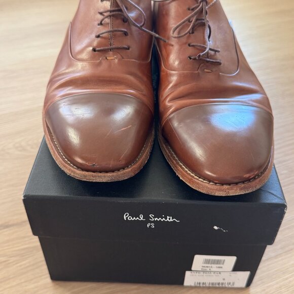 Paul Smith Adrian Cap Toe Oxford Dress Shoes - Size 9